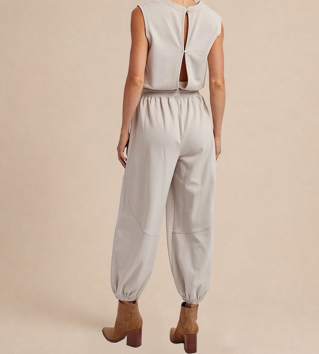 Drawstring Jumpsuit