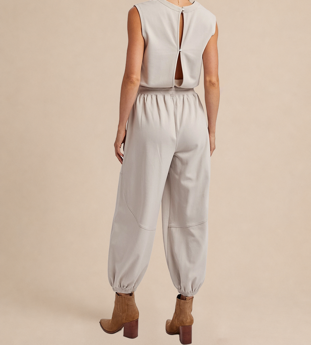 Drawstring Jumpsuit