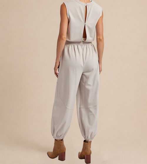 Drawstring Jumpsuit