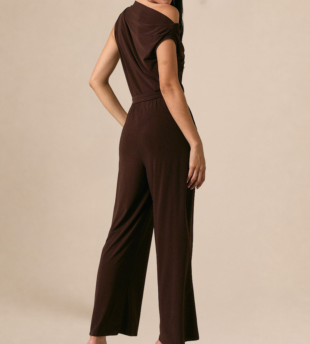 Women's Executive One-Shoulder Jumpsuit